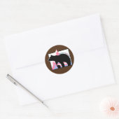 Protect Trans Kids Mama Bear Transgender  Ronde Sticker (Envelop)