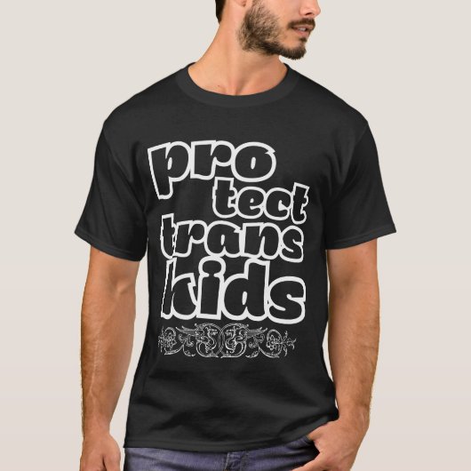 protect trans kids, protect trans youth, trans, t-shirt (Voorkant)