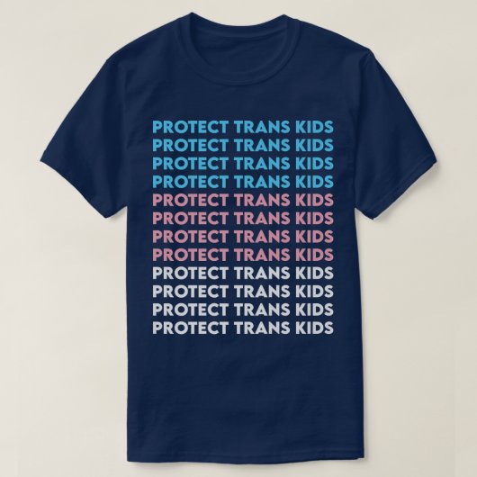 Protect Trans Kids Transgender LGBTI Trans Kids Ri T-shirt (Design voorkant)