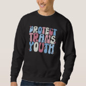Protect Trans Youth LGBT Pride  LGBT Support Trui (Voorkant)