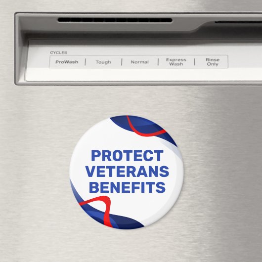 Protect Veterans Benefits Political Magneet (Insitu (Vaatwasser))