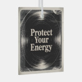 Protect Your Energy Glas Ornament (Voorkant Rechts)