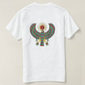 Protect Your Energy Horus Eye Egyptian Symbol Desi T-shirt (Design achterkant)