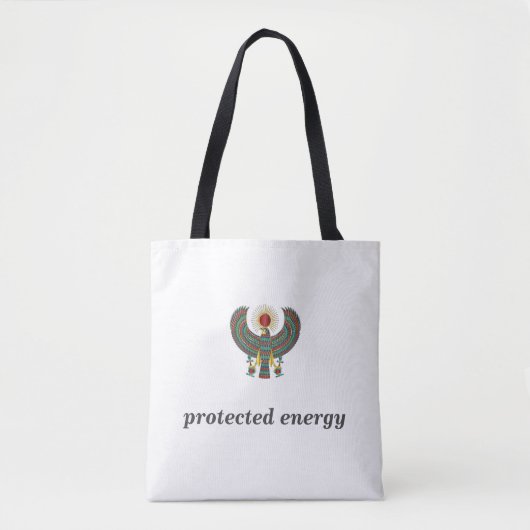 Protect Your Energy Horus Eye Egyptian Symbol Desi Tote Bag (Voorkant)