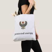Protect Your Energy Horus Eye Egyptian Symbol Desi Tote Bag (Dichtbij)