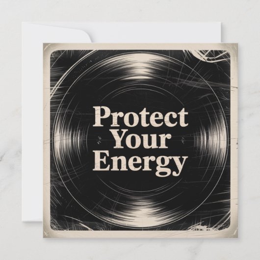 Protect Your Energy Kaart (Voorkant)