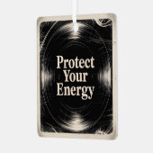 Protect Your Energy Metalen Ornament (Voorkant links)
