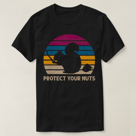 Protect Your Nuts Squirrel T-shirt (Design voorkant)