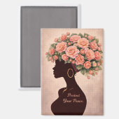 Protect Your Peace Inspirational Magnet (Voorkant / Achterkant)