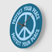 Protect Your Peace Mental Health Wellness Mindful Grote Klok (Hoek)