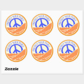 Protect Your Peace Mental Health Wellness Mindful Ronde Sticker (Vel)