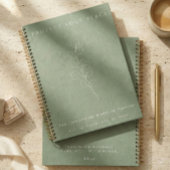 Protect Your Peace Sage Green Wedding Planner Notitieboek