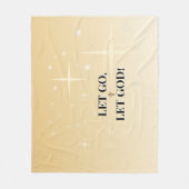 Protected by His Light Let Go Let God Fleece Deken (Voorkant)