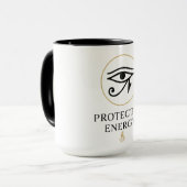 Protected Energy – Minimal Eye of Horus Symbol | Mok (Voorkant links)