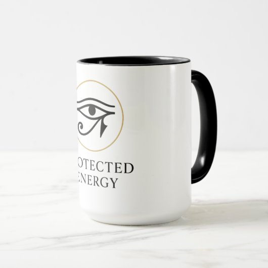 Protected Energy – Minimal Eye of Horus Symbol | Mok (Voorkant rechts)