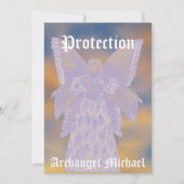 Protection Archangel Michael-Customize Kaart (Voorkant)