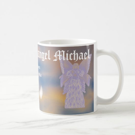 Protection Archangel Michael-Customize Koffiemok (Rechts)