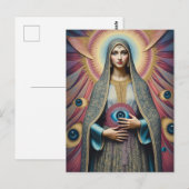  Protection From Evil Mary Briefkaart (Voorkant / Achterkant)