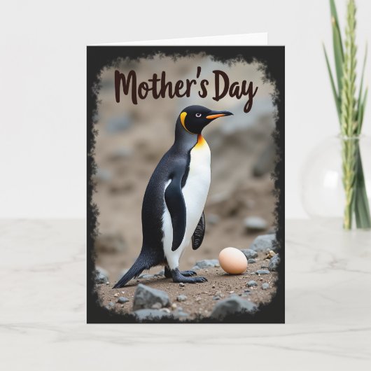 Protective Mother Bird Card Kaart (Voorkant)