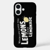 Protective Phone Case Motivational Lemons Resilien (Achterkant)