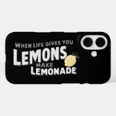 Protective Phone Case Motivational Lemons Resilien (Achterkant (horizontaal))