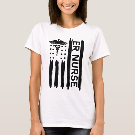 Protector Warrior Hero Nurse T-shirt (Voorkant)