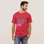 Protectrans Designtransgender Rechten Design T-shirt (Voorkant volledig)