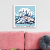 PROTEGENDO A NATUREZA - Impressão em Tela Canvas Afdruk (Insitu (Woonkamer))