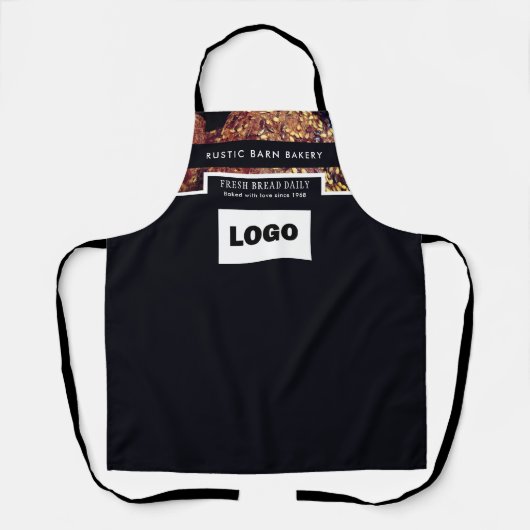 Protein Bread Rolls, Bakers, Bakery Store Schort (Voorkant)