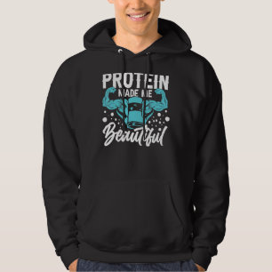 Protein Shakes Powder Whey Drink snacks Vegan Foo Hoodie