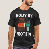 Protein Shakes Powder Whey Drink snacks Vegan Foo T-shirt (Voorkant)