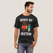 Protein Shakes Powder Whey Drink snacks Vegan Foo T-shirt (Voorkant volledig)