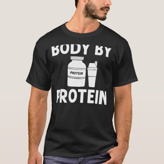Protein Shakes Powder Whey Drink snacks Vegan Foo T-shirt (Voorkant)