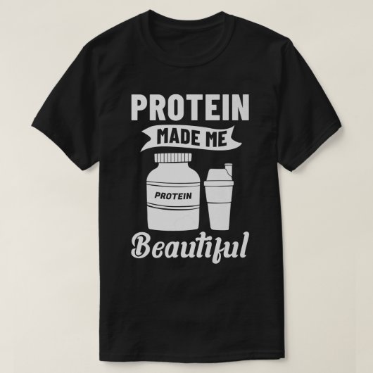 Protein Shakes Powder Whey Drink snacks Vegan Foo T-shirt (Design voorkant)