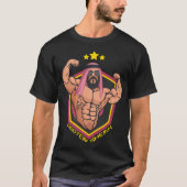 Protein Sheikh Funny Protein Shaker Bodybuilder T-shirt (Voorkant)