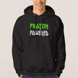 Proteïne aangedreven Fitness Facts Workout Quote M Hoodie