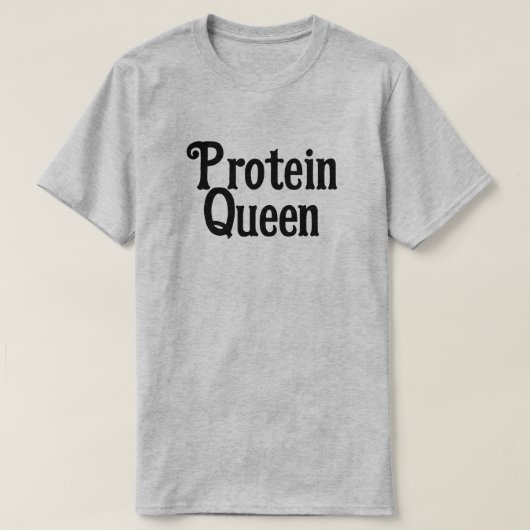 PROTEINE KONINGIN WORKOUT T-SHIRT (Design voorkant)