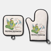 Proteïneproducent Biology Protein Synthesis Humor Ovenwant & Pannenlap Set (Voorkant)