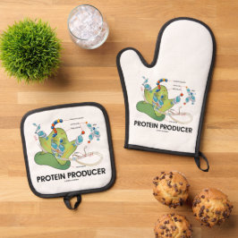 Proteïneproducent Biology Protein Synthesis Humor Ovenwant & Pannenlap Set