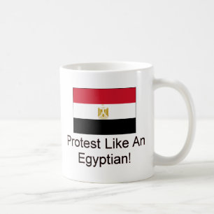 Protest als een Egyptenaar Koffiemok