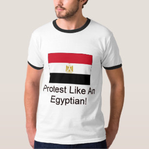 Protest als een Egyptenaar T-shirt