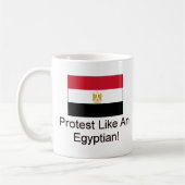 Protest als een Egyptische Koffiemok (Links)