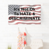 Protest Banner, antidiscriminatieschema Spandoek (Insitu)
