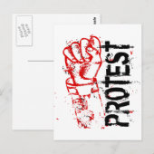 PROTEST BRIEFKAART (Voorkant / Achterkant)