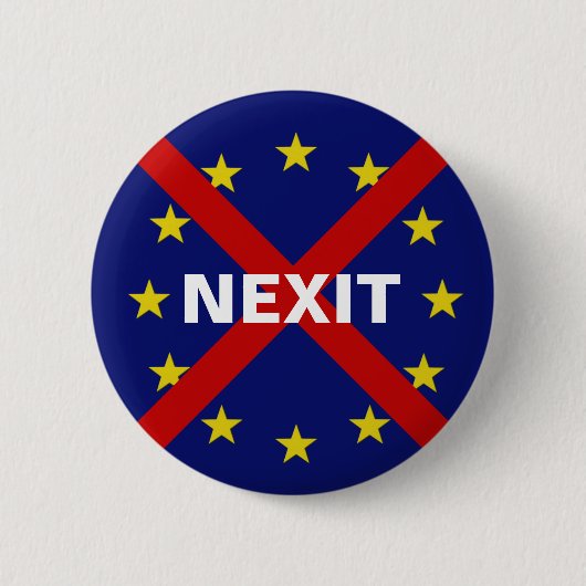 Protest button NEXIT EU (Voorkant)