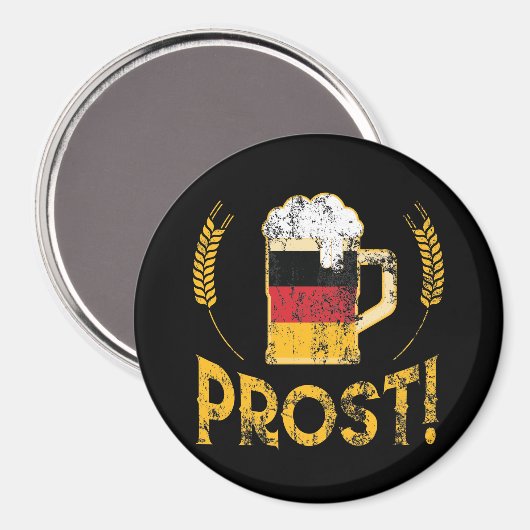 Protest Duitse vlag Beer Lover Oktoberfest Magneet (Voorkant / Achterkant)