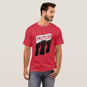 PROTEST, geef Tekst aan Ontwerp T-shirt uit (Voorkant volledig)