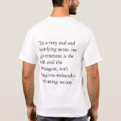 Protest Govt. Oppressie T-shirt (Achterkant)