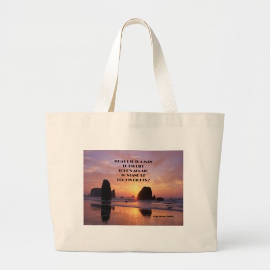 protest grote tote bag (Voorkant)