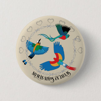 Protest Hex Sign No Mas Niños, Jualas Button